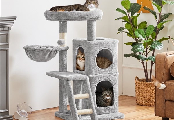 Multi-Level 94cm Cat Scratching Tree Tower