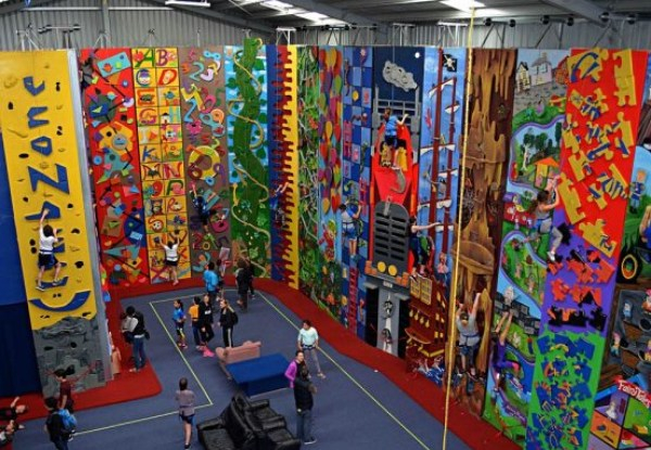 Rock Climbing Birthday Party Package for Ten Children incl. Unlimited Climbing Time & Two-Hour Table Hire
