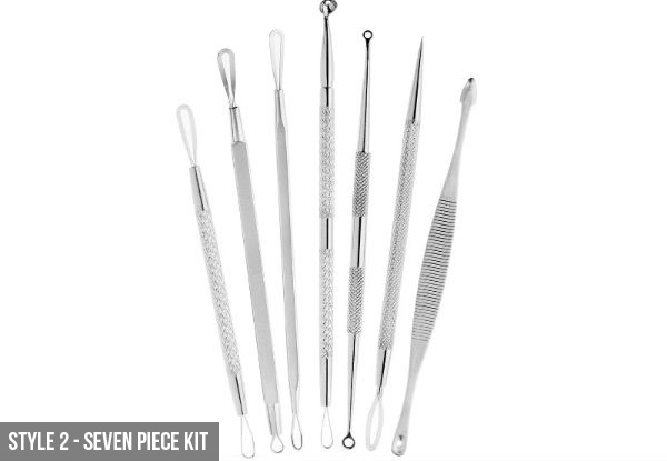 Blackhead Remover Kit - Two Styles & Option for Seven-Piece Set Available
