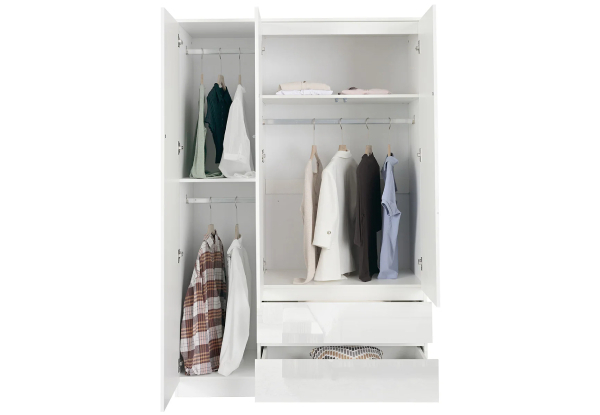 Serena Wardrobe Cabinet - Three Colours Available