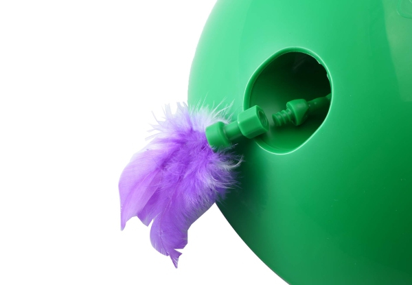 Interactive Feather & Mouse Cat Toy