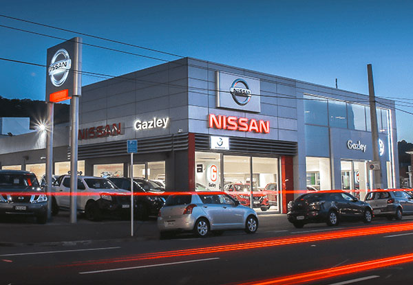 $500 Voucher Towards Any Vehicle at 
Gazley Nissan incl. Three Year Warranty & Three Years of Road Assistance for Your Vehicle