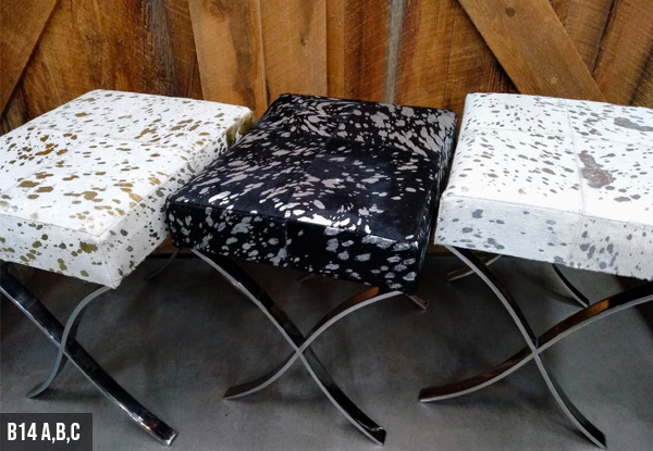Hide & Foil Seat Range - Two Styles & Three Colours Available