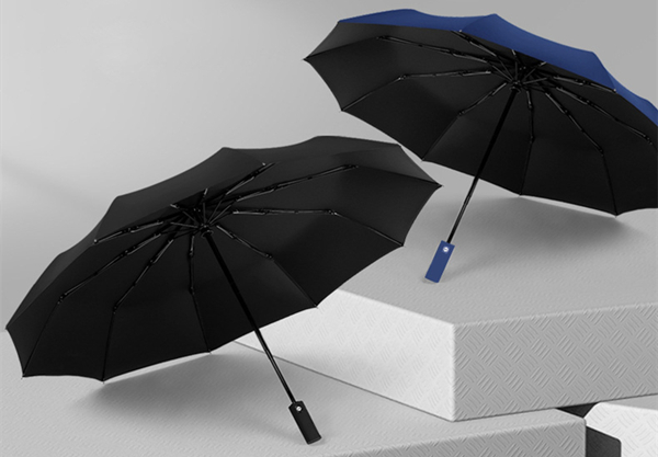 Automatic Folding Windproof Umbrella - Two Colours Available