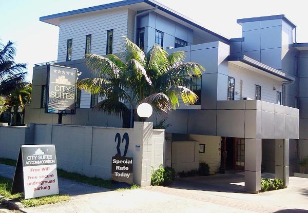 $115 for a One-Night Tauranga Getaway for Two People in a Studio Room incl. Late Checkout, Parking & Wi-Fi