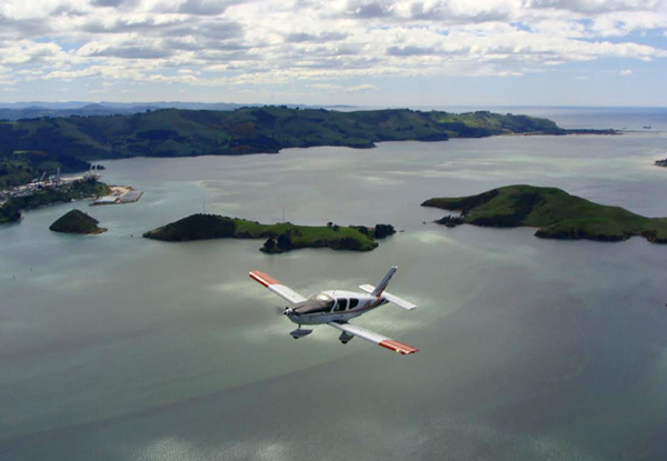Grab a 20-Minute Hands-on Flight Over Dunedin for One Person for $119 from Mainland Air Services.
