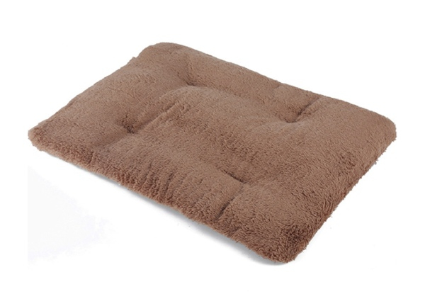Pet Self-Warming Plush Bed - Available in Two Colours, Four Sizes & Option for Two-Pack