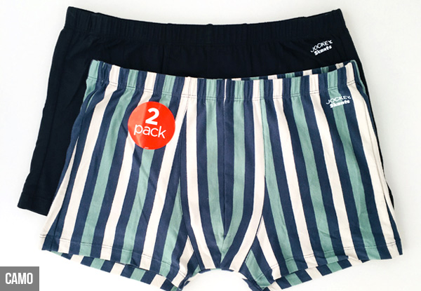 Two-Pack of Men's Jockey Skants Trunks - Range of Colours & Sizes Available