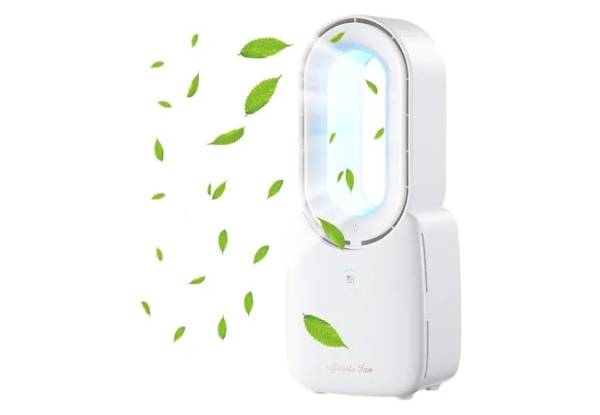 Portable & Rechargeable LED Bladeless Fan