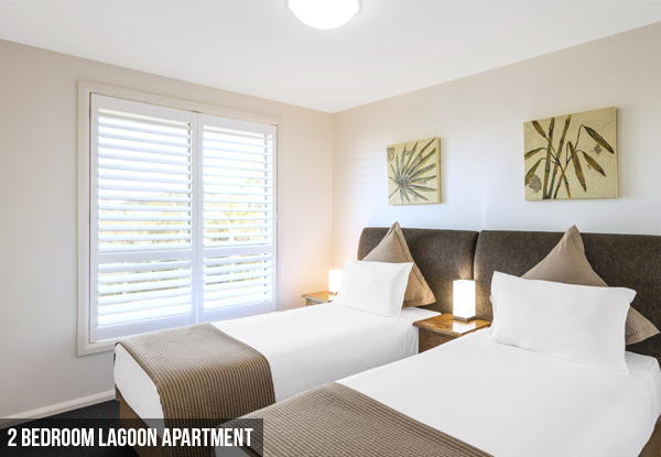 Three-Night Stay in a Studio Room for Two People - Options for Five or Seven Nights & Choose from One Bedroom Lagoon Apartment or Two Bedroom Lagoon Apartment, Options for up to Four People