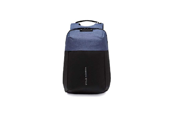 Anti-Theft Lightweight Backpack With USB Port - Available in Three Colours