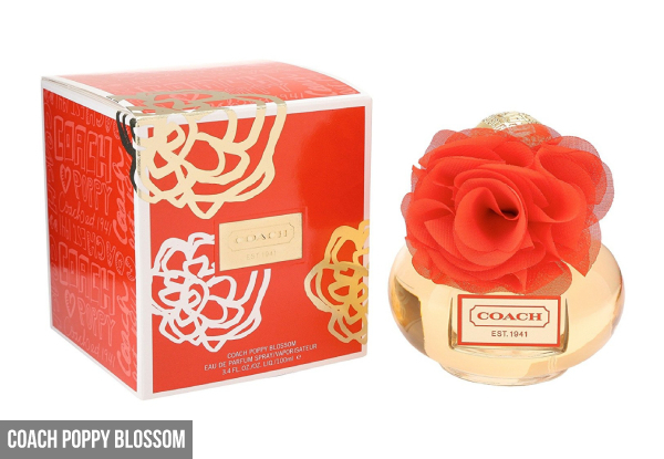 Coach Poppy or Poppy Blossom 50ml EDP Range with Free Delivery