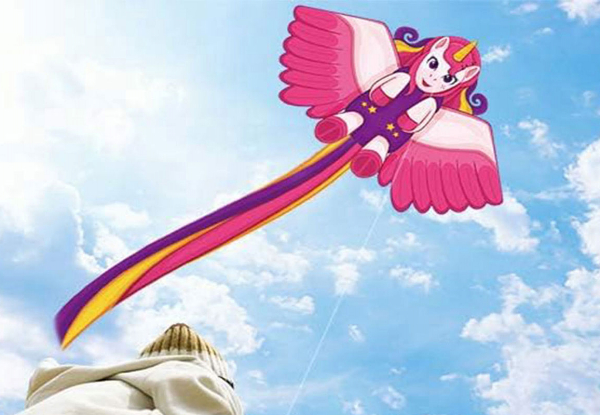 Kids Huge Delta Kite with Tail - Five Options Available