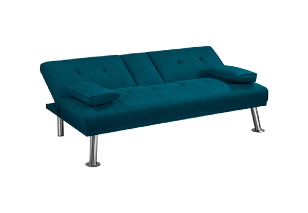 Convertible Futon Sofa Bed - Available in Two Colours