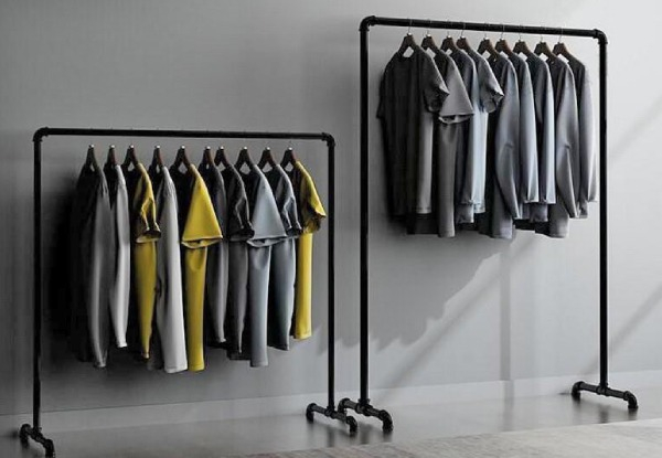 Urban Industrial Pipe Clothing Rack - Three Colours Available