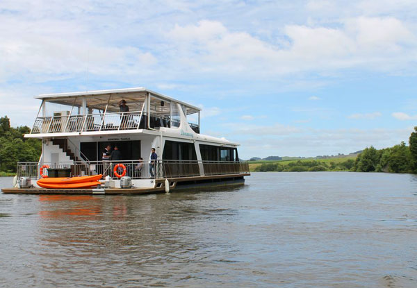 Two-Night Houseboat Summer Cruise on the Waikato River for up to Eight People