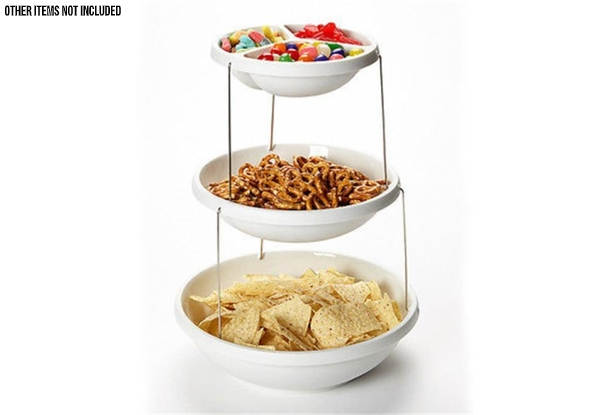 Collapsible Chip & Dip Serving Dish