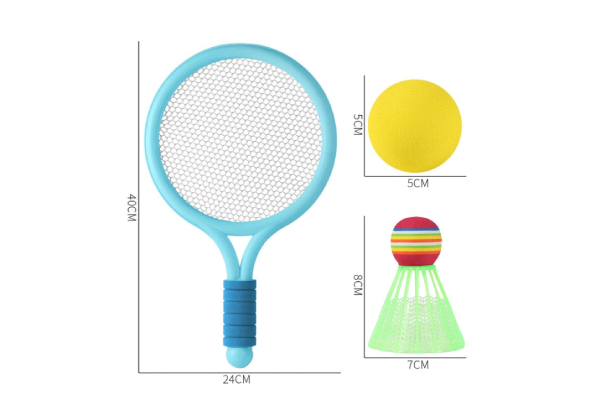 Kids Badminton Tennis Racket Incl. Two Balls