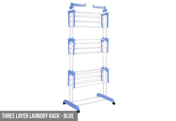 Single or Three-Layer Laundry Rack