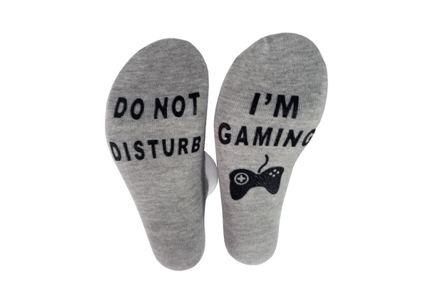 Two Pairs of Novelty Gaming Socks - Four Prints Available - Option for Four Pairs