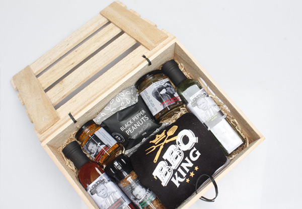 The Kiwi Blokes BBQ Essentials in a Crate