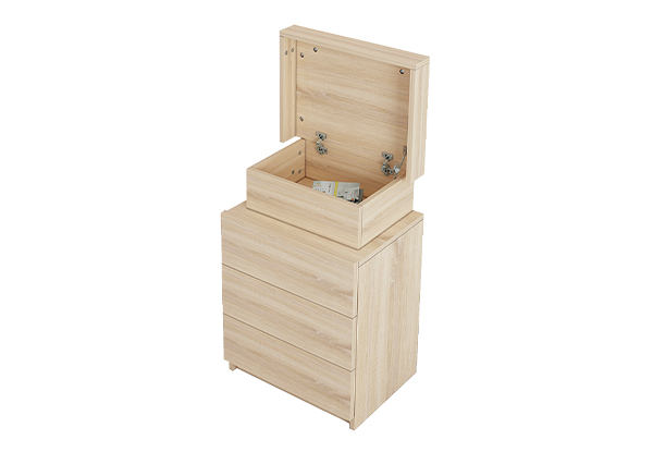 Modern Space-Saving Nightstand