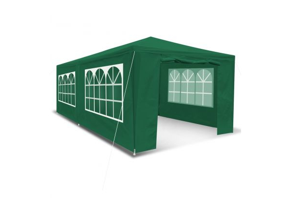 Outdoor Walled Water-Resistant Gazebo - Two Colours Available