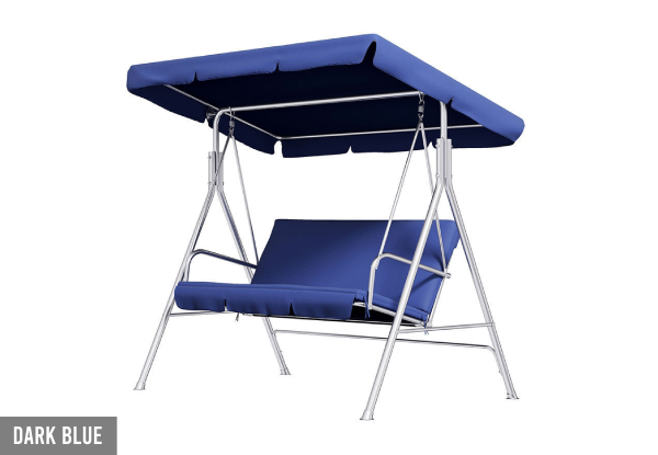 Milano Outdoor Steel Swing Chair - Five Colours Available