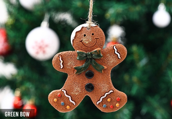 Two-Pack Gingerbread Man Christmas Party Decoration - 15 Styles Available