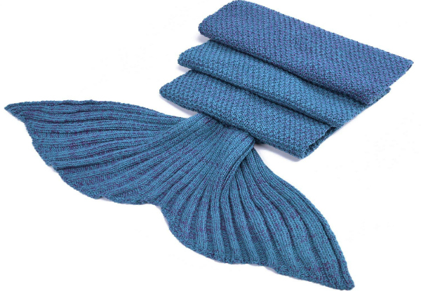 Mermaid Tail Blanket - Five Colours & Three Sizes Available