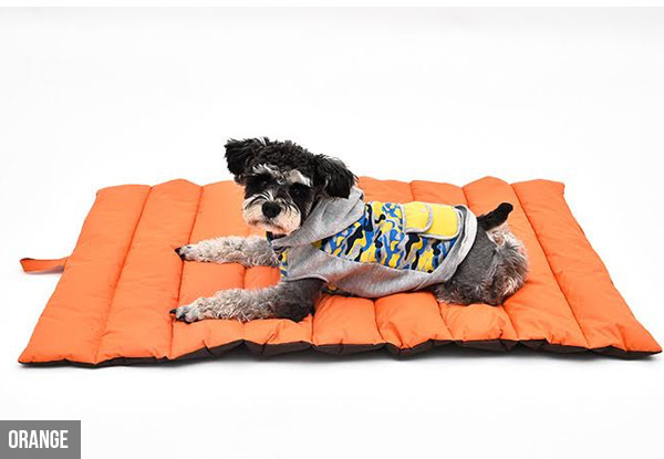 Large Foldable Water Resistant Dog Bed Mat - Two Colours Available