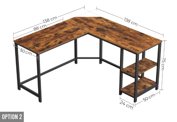 Vasagle Computer Desk Table - Two Options Available