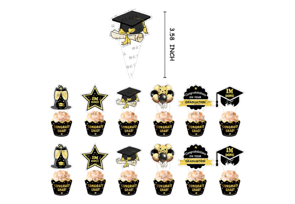 45-Piece Class of 2022 Graduation Decorations