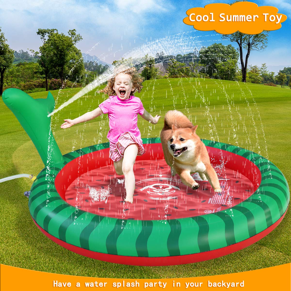 Watermelon Inflatable Splash Pad