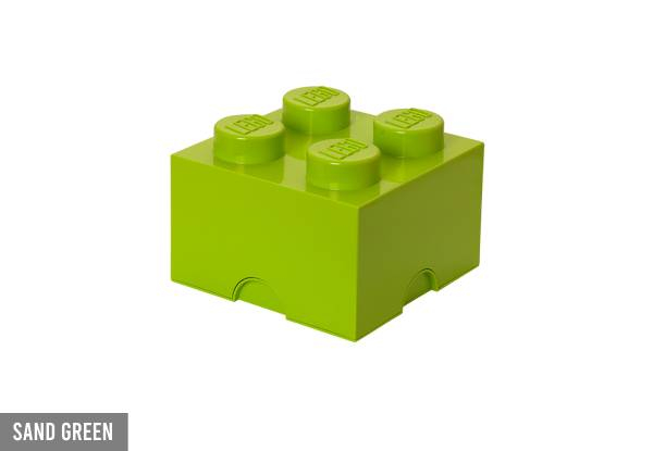 Lego Four-Knob Brick Storage - Available in Eight Colours - Elsewhere Pricing $69.99