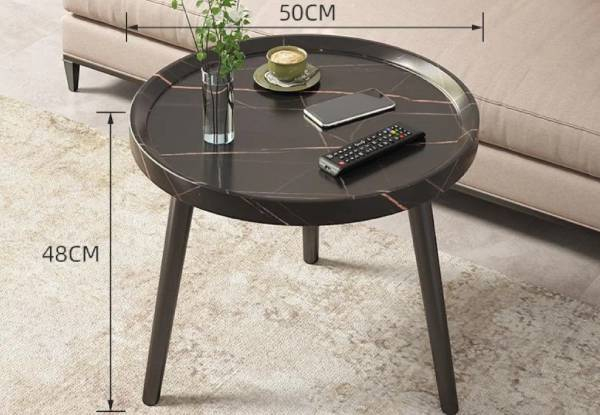 Round 50cm Coffee Table - Three Colours Available