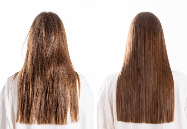 Keratin Hair Straightening Treatment incl. Style Cut for One Person