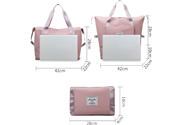 Large Capacity Foldable Travel Duffle Bag - Six Colours Available