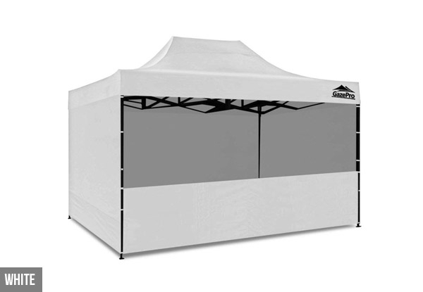 3x4.5m Gazebo with Side Walls - Two Colours Available
