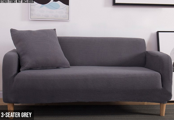 One-Seater High Stretch Sofa Slipcover  - Options for Two or Three-Seater Sofa Slipcovers & Three Colours Available