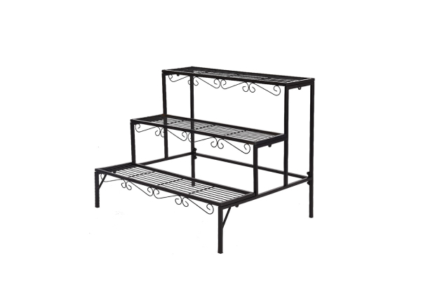 Levede Three-Tier Metal Plant Stand