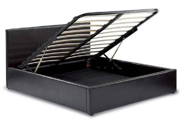 Bass Storage Double Dark Brown Bed Frame
