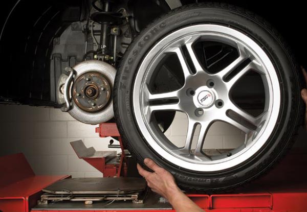 Wheel Balance, Rotation, Nitrogen Tyre Inflation & Visual Brake Check - 14 Locations Available