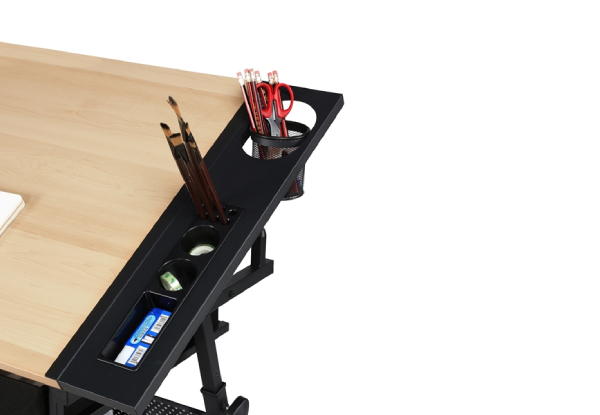 All-in-One Drawing Table & Stool Set with Adjustable Table Angles & Heights - Three Colours Available