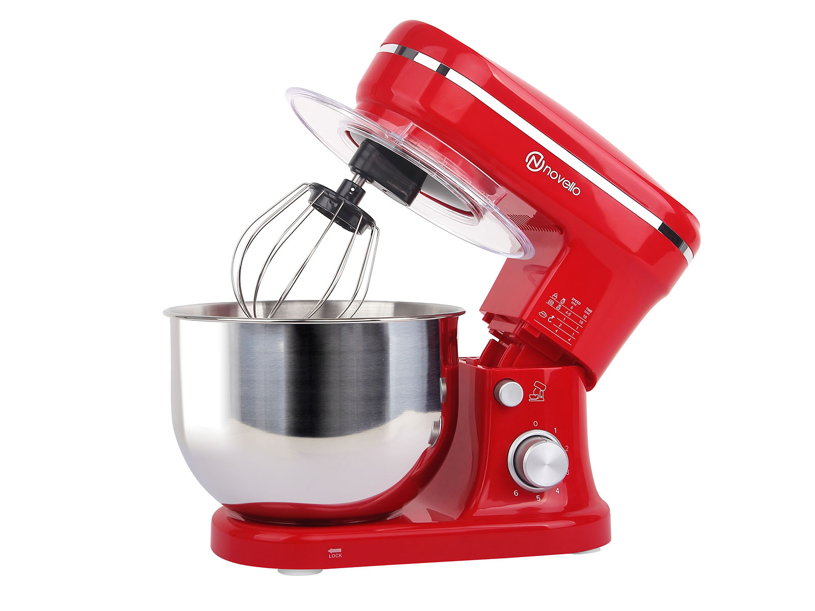 5L Red Electric Kitchen Stand Mixer