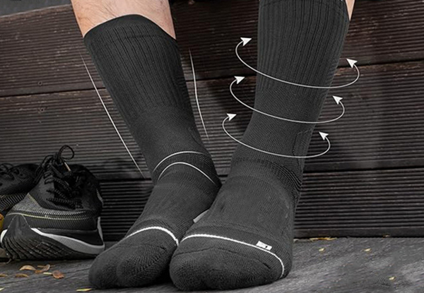 Five Pairs of Compression Running Socks