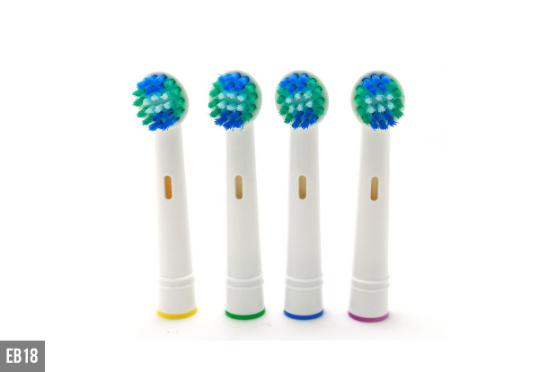8-Pack Toothbrush Heads Compatible with Oral B - Two Models Available & Option for 16-Pack