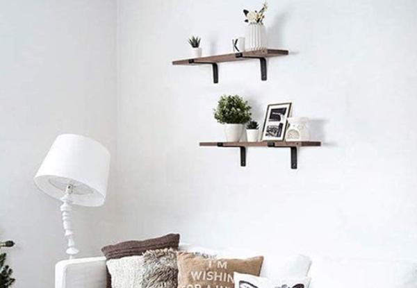 Two-Piece Wall Floating Shelves