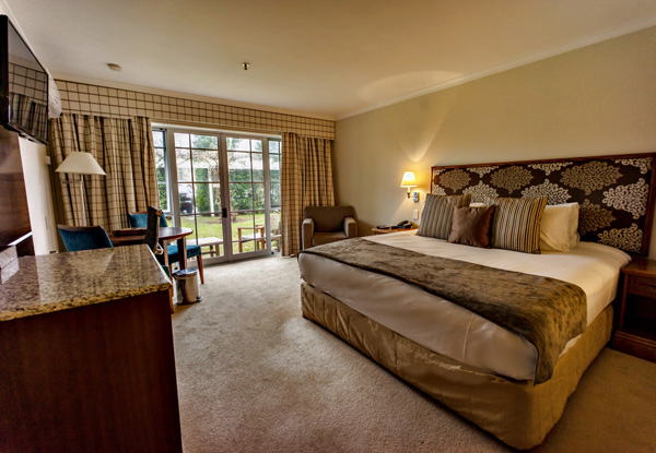 4.5-Star Rotorua Stay for Two People in a King/Twin Room incl. Daily Cooked Breakfast, Welcome basket, $50 F&B credit, Late Checkout, Parking, Lawn Tennis, Kayak Hire - Option to Upgrade to Lakeview Room & Three Night Options - Valid from 1st May