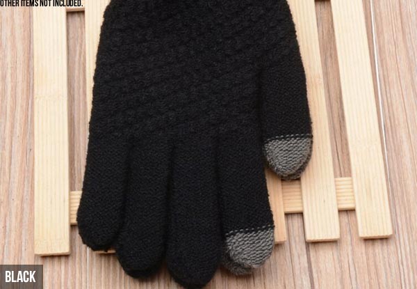 Touch Screen Winter Gloves - Four Colours Available with Free Delivery